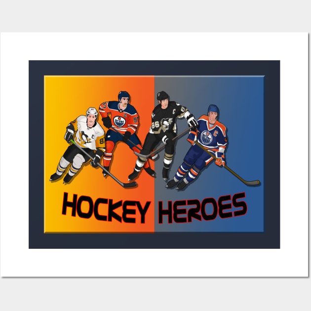 Hockey heroes Wall Art by lytebound